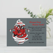 Invitation soirée asiatique à thème (Debout devant)