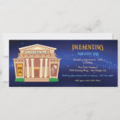 Invitation Soirée au Musée Billet Party Evénement (Devant)