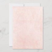 Invitation Soirée aux dés de Bunco Floral Rose (Dos)