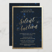 Invitation Soirée aux enchères silencieuses (Devant / Derrière)