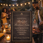 Invitation Soirée BBQ dans la cour arrière