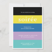 Invitation Soiree Birthday Party (Devant)