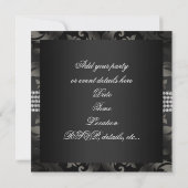 Invitation Soirée Black Diamond Black Tie (Dos)