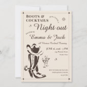 Invitation Soirée Boots & Cocktails (Devant)