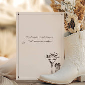 Invitation Soirée Boots & Cocktails