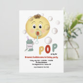 Invitation Soirée Bubble (Debout devant)