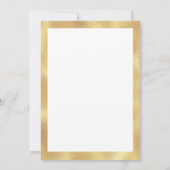 Invitation Soirée Bunco Dice Gold (Dos)