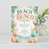 Invitation Soirée Bunco sur la Plage (Debout devant)