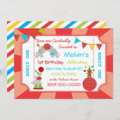 Invitation Soirée Carnival Ticket Party ! (Devant / Derrière)