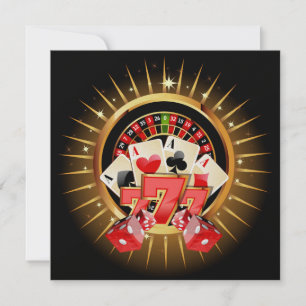 Invitation Soirée Casino