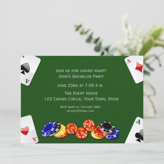Invitation Soirée Casino (Debout devant)