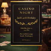 Invitation Soirée Casino | Anniversaire Poker