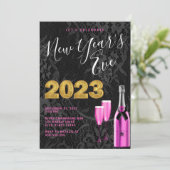Invitation Soirée Chic du Nouvel An (Debout devant)