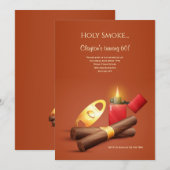 Invitation Soirée cigare (Devant / Derrière)
