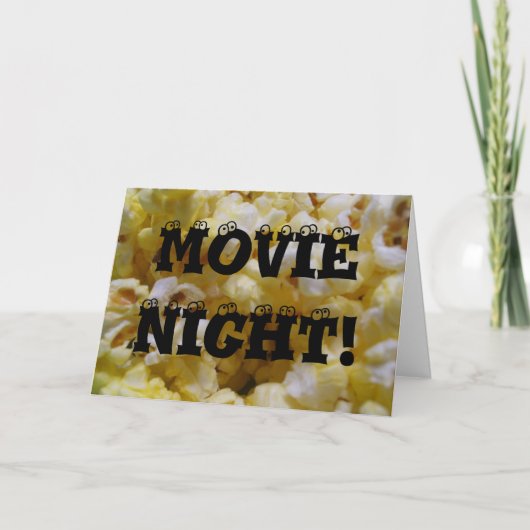 Invitation Soirée cinéma ! (Devant)