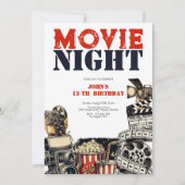 Invitation Soirée cinéma (Devant)