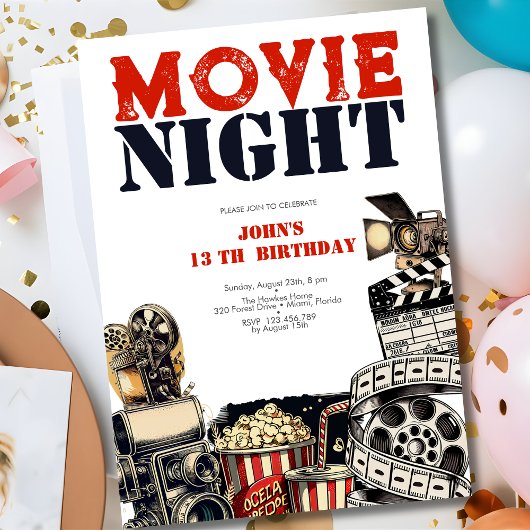 Invitation Soirée cinéma