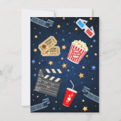 Invitation Soirée cinéma Anniversaire (Dos)