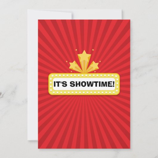 Invitation Soirée Cinéma Clappeuse Anniversaire (Dos)