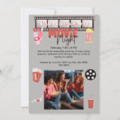 Invitation Soirée cinéma de la fête de la Saint-Galentin (Devant)