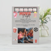 Invitation Soirée cinéma de la fête de la Saint-Galentin (Debout devant)