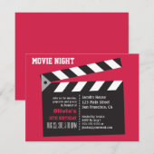 Invitation Soirée Cinéma du Conseil d'Administration Fête d'A (Devant / Derrière)