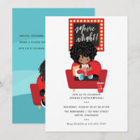 Soirée cinéma entre filles afro-américaines