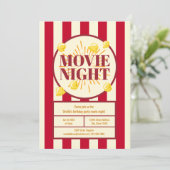 Invitation Soirée cinéma fête d'anniversaire - Sac à Popcorn (Debout devant)