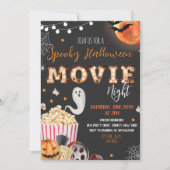 Invitation Soirée Cinéma Halloween (Devant)