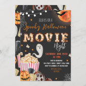 Invitation Soirée cinéma Halloween (Devant / Derrière)