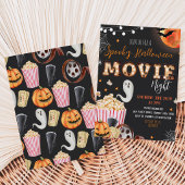 Invitation Soirée Cinéma Halloween