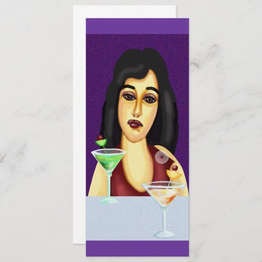 Invitation soirée cocktail (Devant / Derrière)