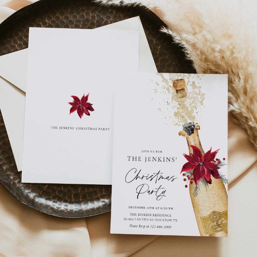 Invitation Soirée Cocktail de Noël