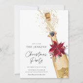 Invitation Soirée Cocktail de Noël (Devant)