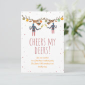 Invitation Soirée Cocktail de Noël d'hiver chez My Deers l (Debout devant)