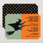 Invitation Soirée Cocktail Halloween (Devant / Derrière)