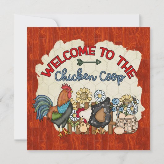 Invitation soirée coop de poulet (Devant)