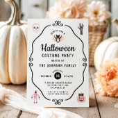 Invitation Soirée Coquette Halloween Costume Party