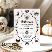 Invitation Soirée Coquette Halloween Costume Party