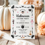 Invitation Soirée Coquette Halloween Costume Party
