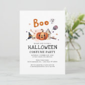 Invitation Soirée Costume d'Halloween pour les petits (Debout devant)