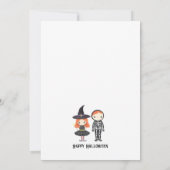 Invitation Soirée Costume Éffrayant Halloween Party (Dos)