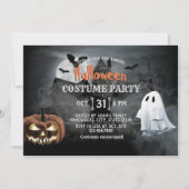 Invitation Soirée Costume Halloween Spooktacular (Devant)