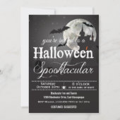 Invitation Soirée Costume Halloween Spooktacular (Devant)
