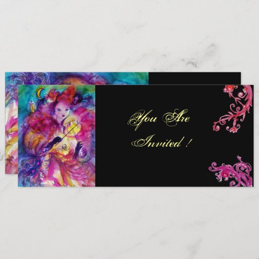 INVITATION SOIRÉE COSTUMÉE (Devant / Derrière)