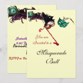 INVITATION SOIRÉE COSTUMÉE (Devant / Derrière)