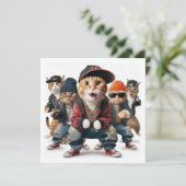 Invitation Soirée costumée, danse Hip hop, Soirée dansante, c (Debout devant)