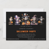 Invitation Soirée costumée d'Halloween (Devant)