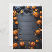 Invitation Soirée costumée d'Halloween (Dos)