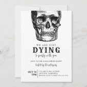 Invitation Soirée costumée d'Halloween adulte (Devant)